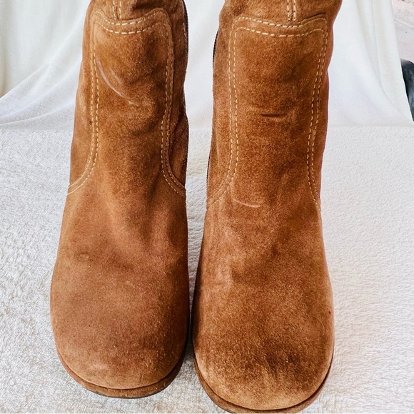 CLEARANCE 1990’s Somethin' else from Sketchers Platform Suede Zip Up Boots SZ 11 - Picture 4 of 14